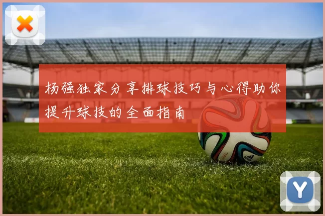 杨强独家分享排球技巧与心得助你提升球技的全面指南