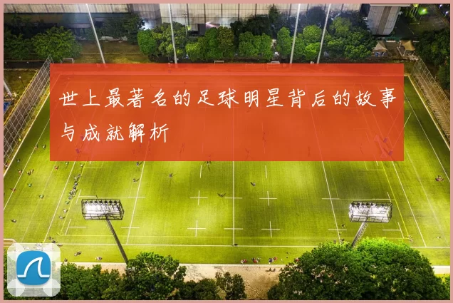 世上最著名的足球明星背后的故事与成就解析