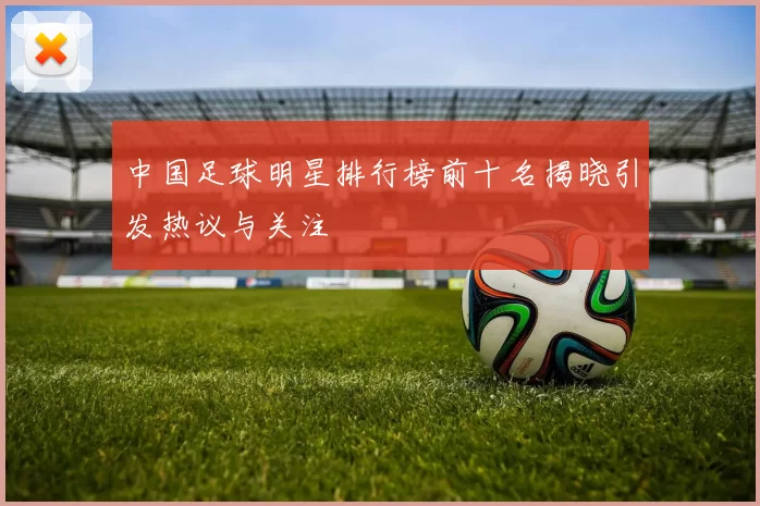 中国足球明星排行榜前十名揭晓引发热议与关注